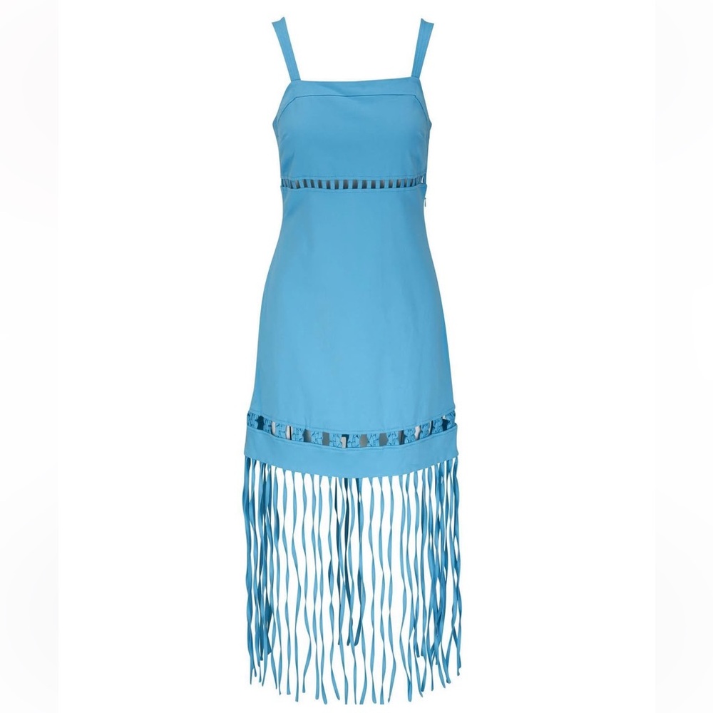 Johnathan Simkhai Midi Blue Dress